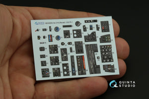 Quinta Studio QD32093 He 219 3D-Printed &amp;amp; coloured Interior on decal paper ( Revell ) 1/32 – imagen 10