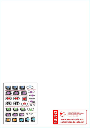 Star Decals 72-A1115 East Front Tigers s.Pz.Abt. 501 1943-44 Tiger I and Befehls-Tiger I Mid production 1/72 – zdjęcie 2