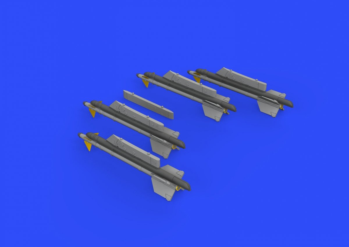 Eduard 672188 R-13M missiles w/ pylons for MiG-21 1/72 – Bild 3