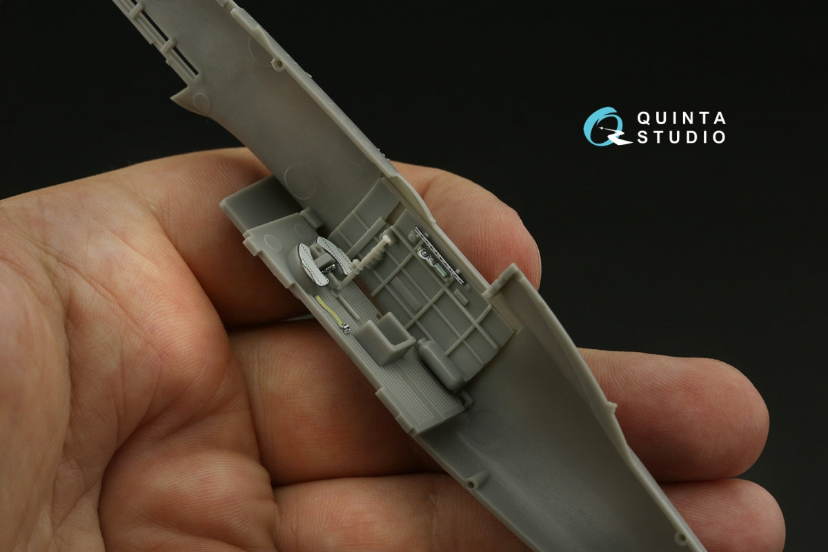 Quinta Studio QDS-48389 Macchi C.202 Folgore Early 3D-Printed &amp;amp; coloured Interior on decal paper (Hasegawa/Eduard) (Small version) 1/48 – imagen 5