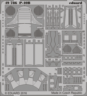 Eduard 49786 P-40B AIRFIX 1/48 – immagine 2