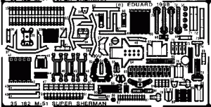 Eduard 35182 M-51 Super Sherman 1/35 Academy – Bild 2