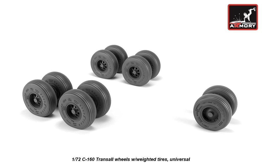 Armory Models AW72507 C-160 Transall wheels w/weighted tires 1/72 – immagine 2