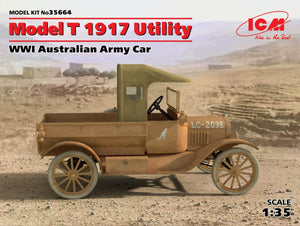 ICM 35664 Model T 1917 Utility WWI Australian Army Car 1/35