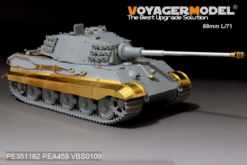 Voyager Model PE351182 WWII German King Tiger (Hensehel Turret)（For DRAGON/ZVEZDA kit） 1/35 – immagine 17