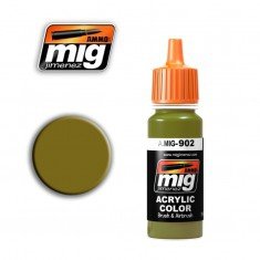 AMMO of Mig Jimenez 0902 DUNKELGELB BASE