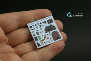 Quinta Studio QD48136 Spitfire Mk.V 3D-Printed &amp;amp; coloured Interior on decal paper (Tamiya) 1/48 – immagine 3