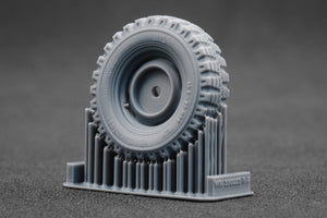 ScaleX WM 35022S Unimog 404 10.5-20 MPT Sagged wheel set (for AK-Interactive, ICM, Revell) 1/35