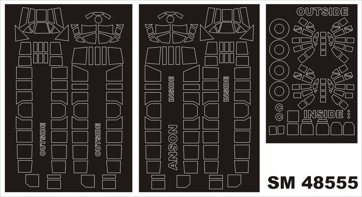 Montex SM48555 AVRO ANSON pour AIRFIX 1/48