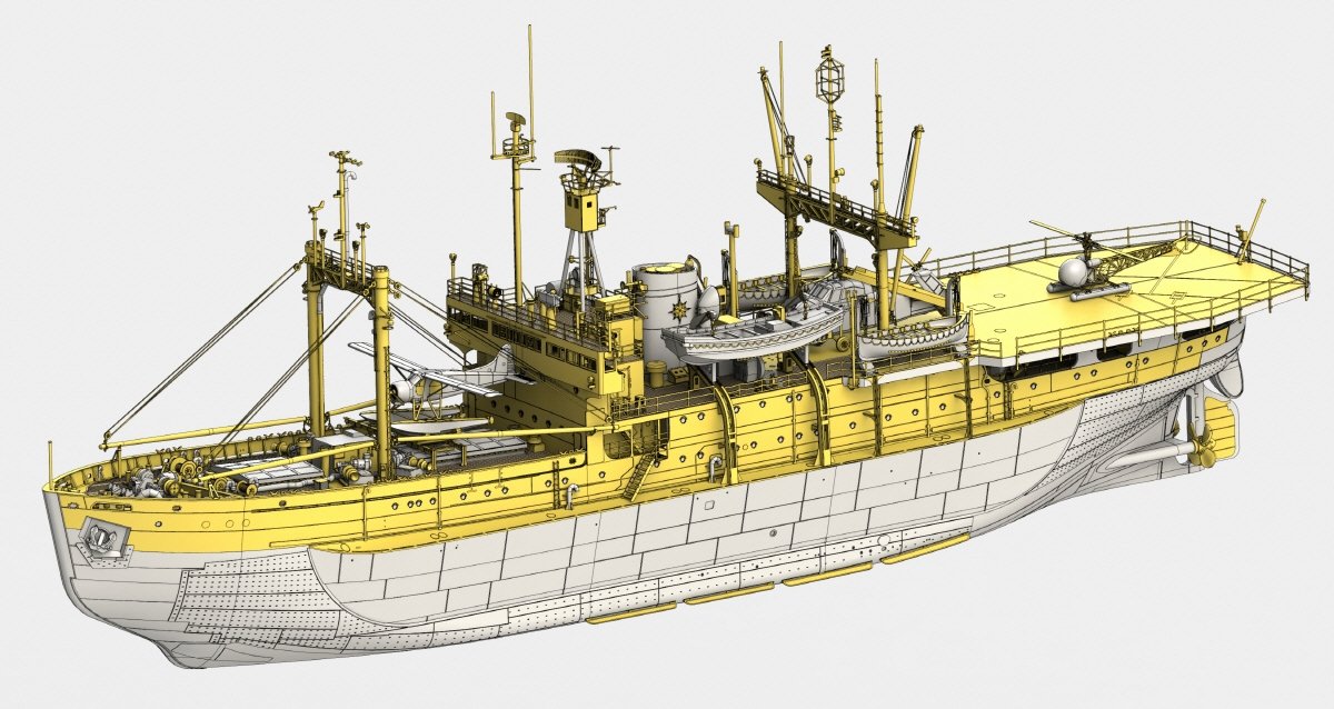 Pontos 25001R1 SOYA Antarctica Observation Ship 3rd. Corps 1/250 – zdjęcie 5