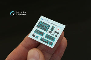Intérieur imprimé en 3D et coloré sur papier décalcomanie Quinta Studio QD48005 La-5 (pour kit Zvezda) 1/48 – image 8