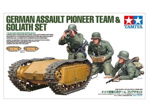 Tamiya 35357 Équipe de pionniers d&amp;#39;assaut allemands / Goliath Set 1/35