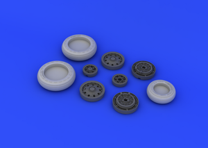 Eduard 632045 F-104 undercarriage wheels early 1/32 ITALERI – Bild 5