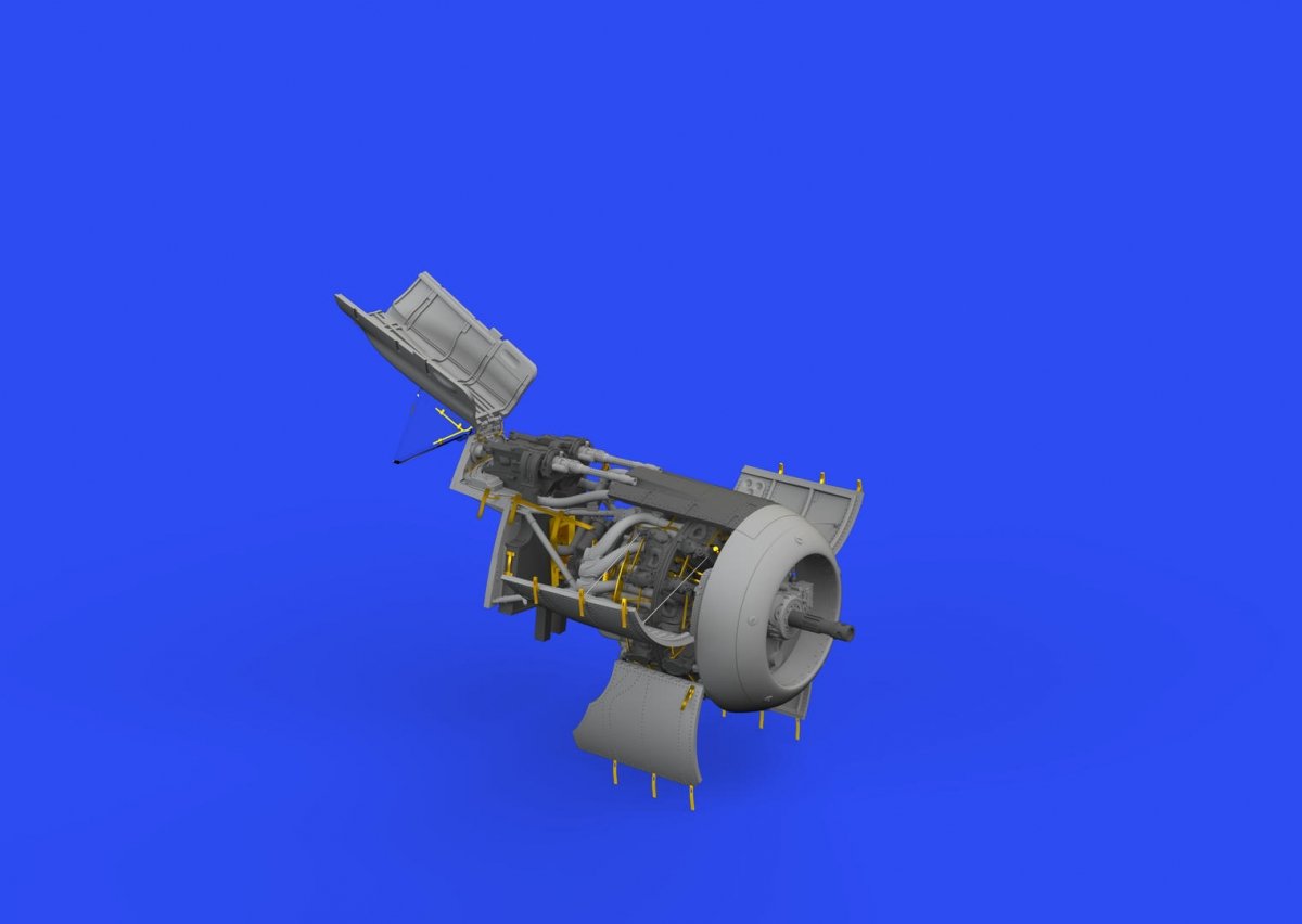 Eduard 648650 Fw 190F-8 engine &amp;amp; fuselage guns EDUARD 1/48 – imagen 3