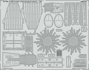 Train d&amp;#39;atterrissage et extérieur Eduard 481008 A-26B Invader pour ICM 1/48