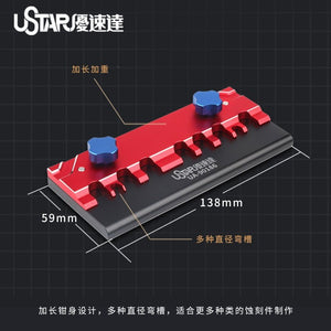 U-Star UA-90186 Mini Table Vise for Etching piece (pro) - bending machine for photo-etched parts
