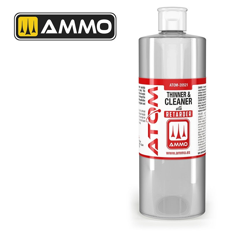 AMMO by Mig Jimenez 20521 ATOM Thinner and Cleaner with Retarder 400ml – zdjęcie 2