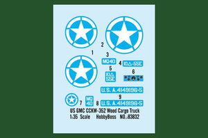 Hobby Boss 83832 US GMC CCKW-352 Wood Cargo Truck – Bild 3