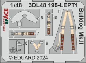 Eduard 3DL48195 Bulldog Mk. II SPACE AIRFIX 1/48 – image 2