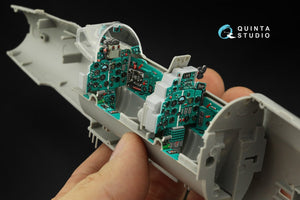 Intérieur imprimé en 3D et coloré sur papier décalcomanie Quinta Studio QDS-32121 MiG-21UM (Trumpeter) (Petite version) 1/32 – image 2