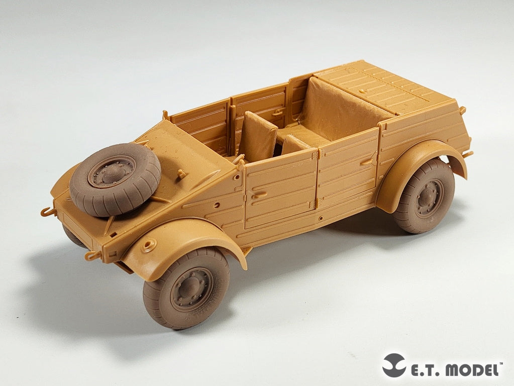 E.T. Model P35-139 WWII German Kübelwagen Type82 Sagged wheels Balloon tyre For TAMIYA Kit 1/35 – Bild 7