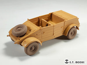 E.T. Model P35-139 WWII German Kübelwagen Type82 Sagged wheels Balloon tyre For TAMIYA Kit 1/35 – Bild 7