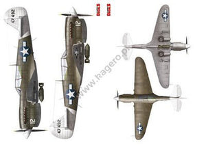 Kagero KD72009 PACIFIC P-40N WARHAWKS. Part I 1/72 – Bild 4