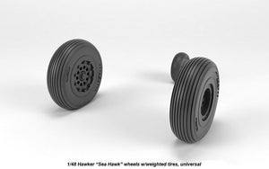 Armory Models AW48415 Hawker Sea Hawk wheels w/ weighted tires 1/48 – immagine 2