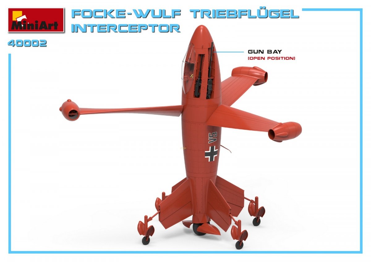 MiniArt 40002 INTERCEPTEUR FOCKE WULF TRIEBLUGEL 1/35 – image 7