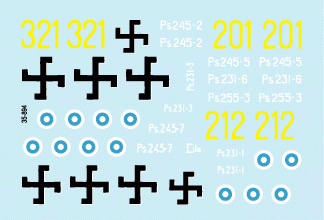Star Decals 35-894 Finnish tanks in WW2 part 4 1/35 – zdjęcie 3