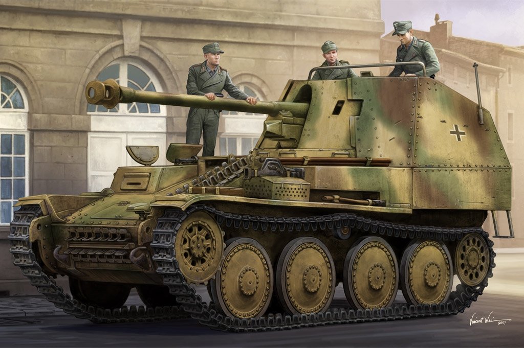 Hobby Boss 80168 Marder III Ausf.M chasseur de chars Sd.Kfz.138 fin 1/35