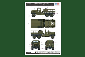 Hobby Boss 83802 US White 666 Cargo Soft Top 1/35 – immagine 2