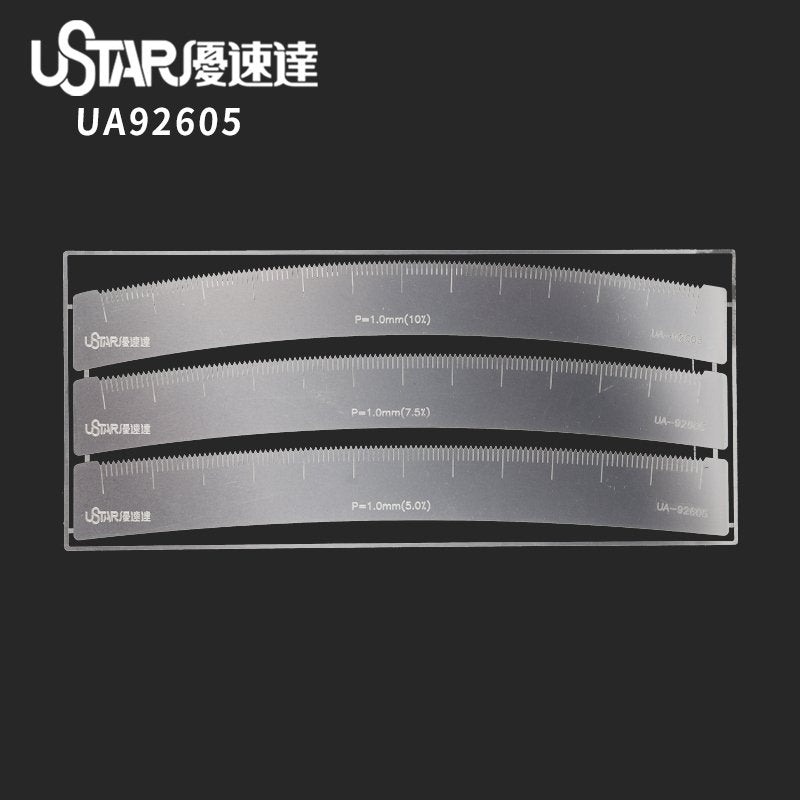 U-Star UA-92605 Proportional Hole Spacing Soft Scale (for curved surface) - Miękka skala proporcjonalnego rozstawu otworów (dla zakrzywionej powierzchni)