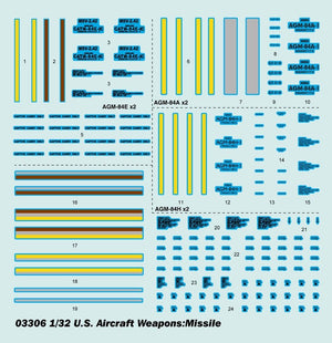 Trumpeter 03306 US Aircraft Weapons: Missiles 1/32 – Bild 2