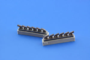 Eduard 632081 P-39Q/ N exhaust stacks KITTY HAWK 1/32 – immagine 7