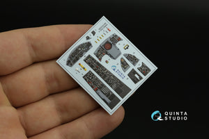 Quinta Studio QD32188 F-104J 3D-Printed coloured Interior on decal paper (Italeri) 1/32 – immagine 4