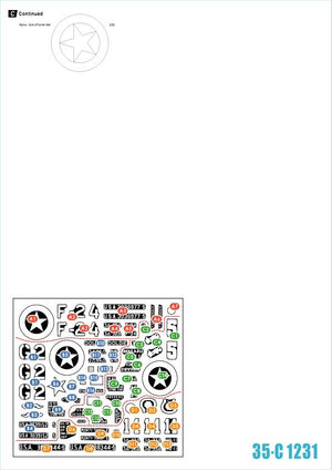 Star Decals 35-C1231 US M4A1 75mm Sherman 1/35 – zdjęcie 2