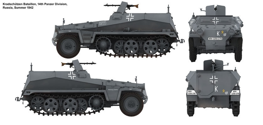 Das Werk DW16018 Sd.Kfz. 250/1 Ausf. A 1/16 – imagen 3