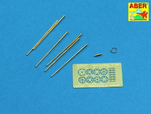Aber 35L-105 20 mm Barrels for U.S. M61 gun Vulcan 1/35
