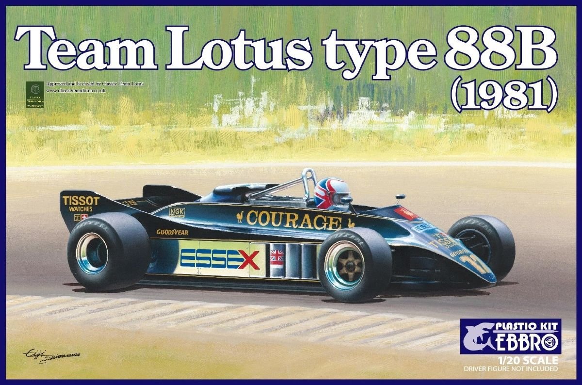 Ebbro 20010 Team Lotus Type 88B 1981 1/20