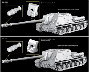 Dragon 6796 ISU-152-2 155mm BL-10 Cannon 2in1 1/35 – Bild 2