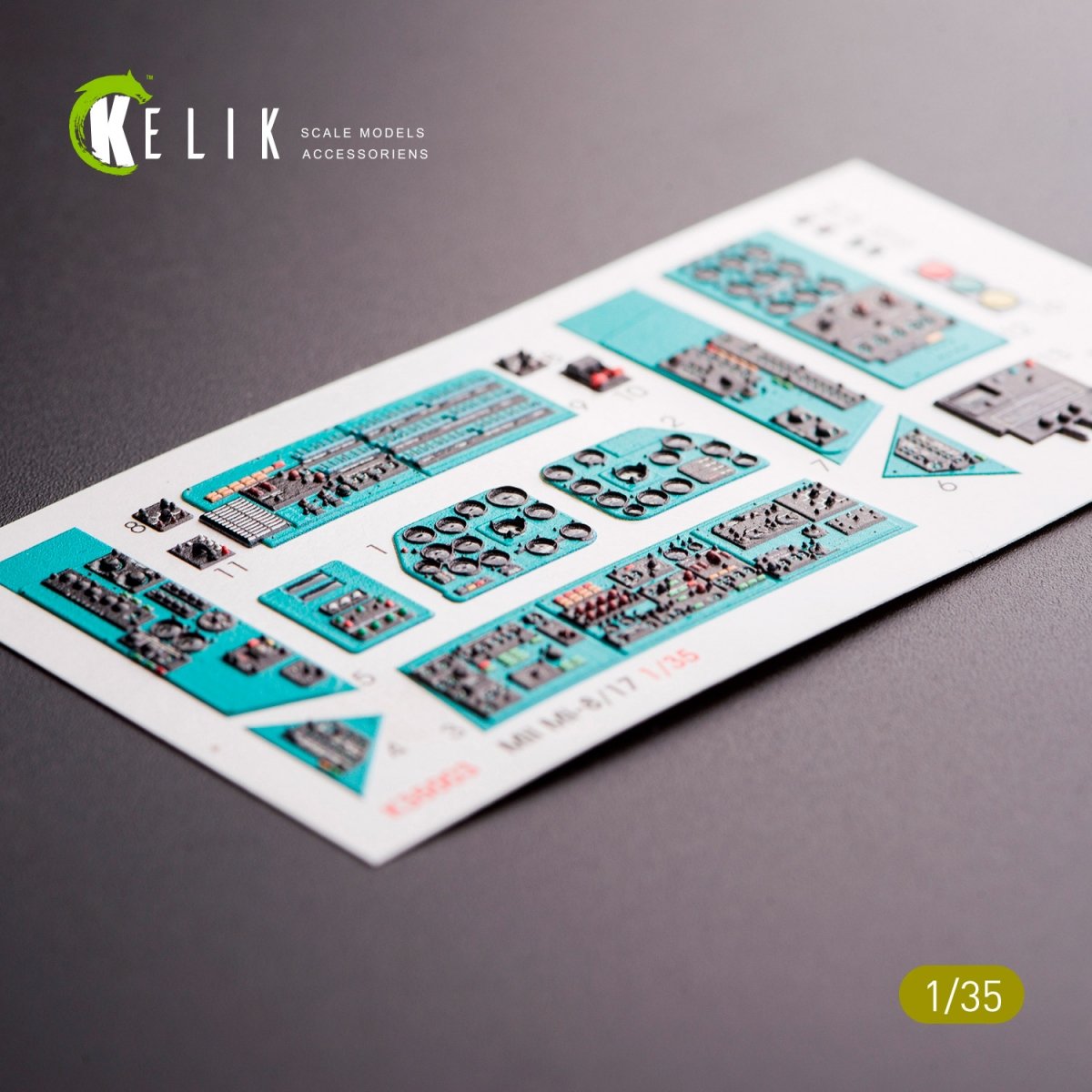 KELIK K35003 MI-8MT/MI-17 INTERIOR 3D DECALS FOR TRUMPETER KIT 1/35 – zdjęcie 2