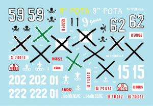 Star Decals 35-C1107 Ase et chars d&amp;#39;Europe de l&amp;#39;Est (mixte) 1/35 – image 3