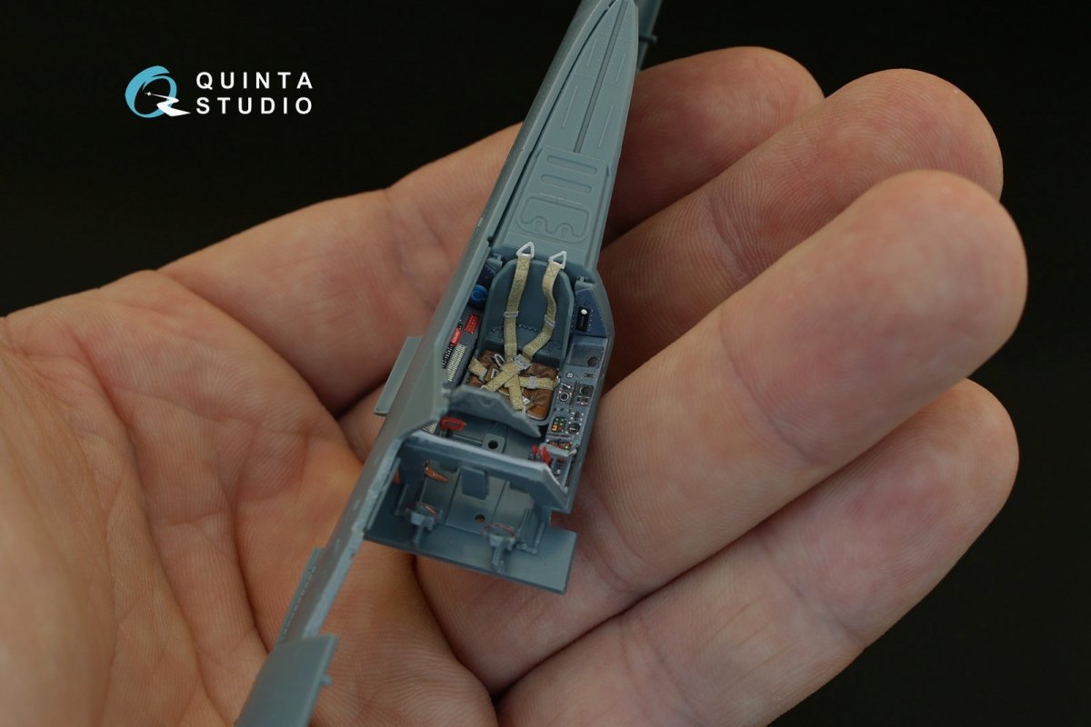 Quinta Studio QD48080 FW 190A-4 3D-Printed &amp;amp; coloured Interior on decal paper (for Eduard kit) 1/48 – Bild 4