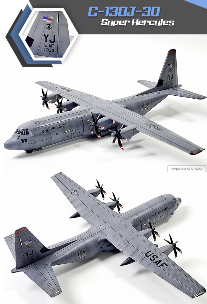 Academy 12631 C-130J-30 Hercules 1/144 – Bild 5