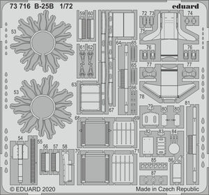 Eduard 73716 B-25B 1/72 AIRFIX – immagine 2