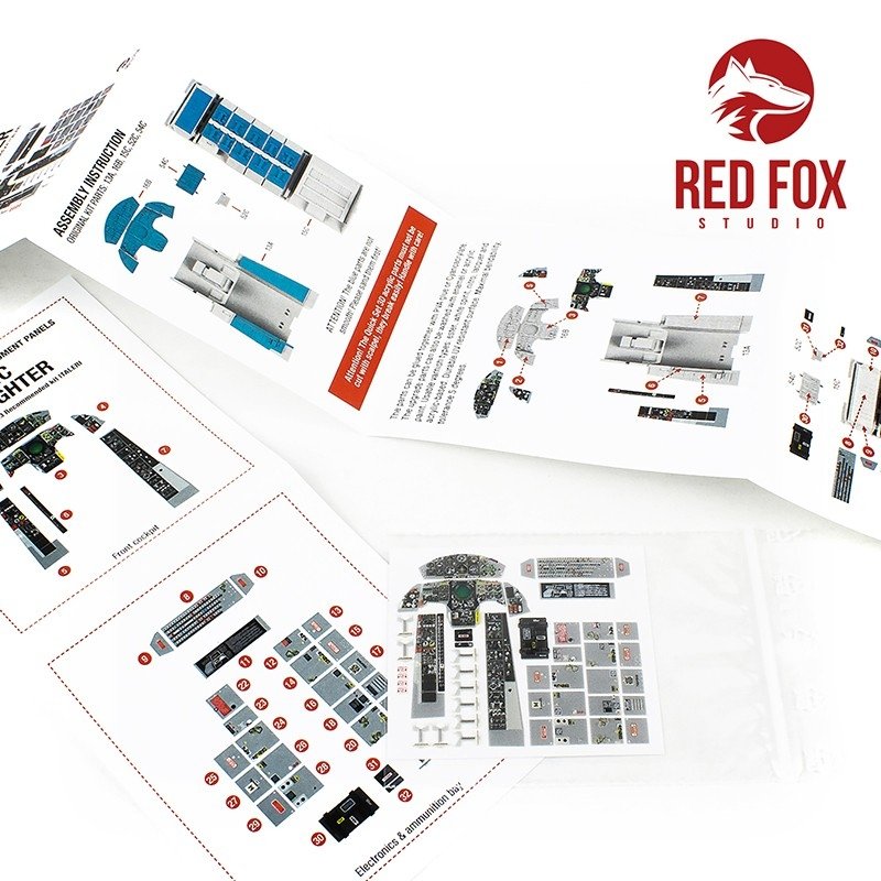 Red Fox Studio QS-32123 F-104C Starfighter (for Italeri kit) 1/32 – Bild 3