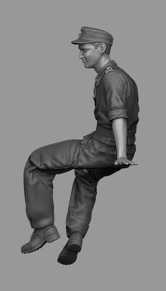 Panzer Art FI35-123 StuG gunner at rest 1/35 – image 2