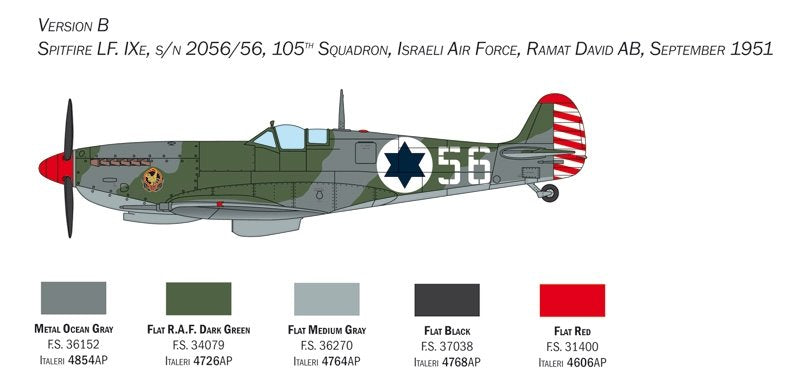 Italeri 2804 Spitfire Mk. IX 1/48  – image 4