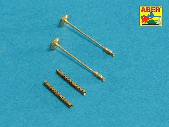 Aber 48L-21 Set of 2 barrels for German machine guns MG34 1/48 – immagine 3